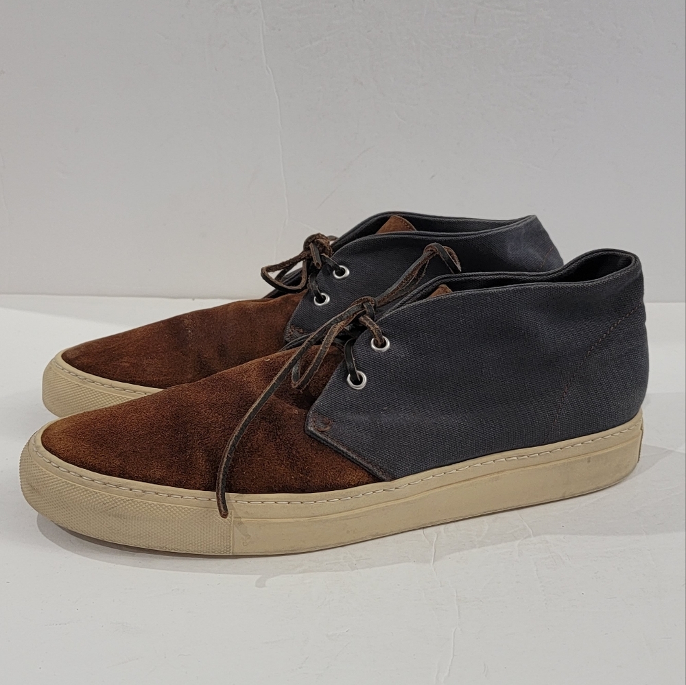 Buttero Italy Canvas Suede Casual Mens sneakers size 43 men's 10 gorgeous RARE